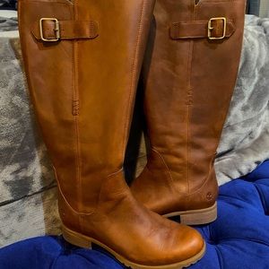 Leather Timberland riding boots